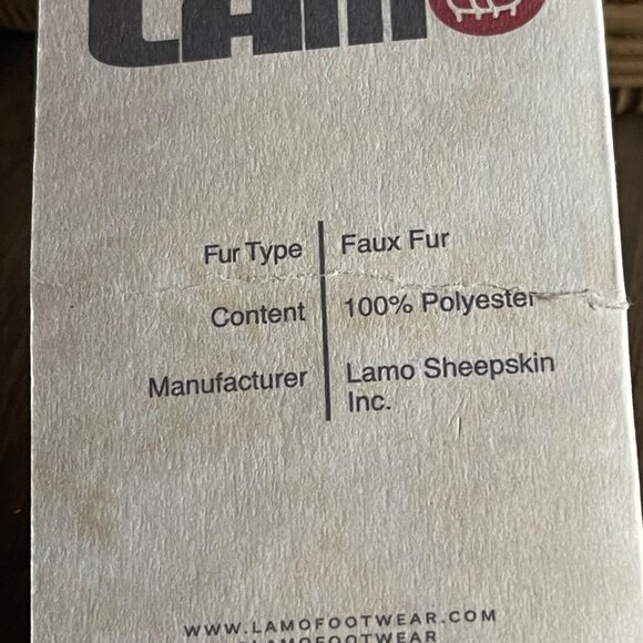 Lamo Lester Mocassin Chestnut Brown Suede Slippers Mens Size 8 Faux Fur Lined - Picture 6 of 10